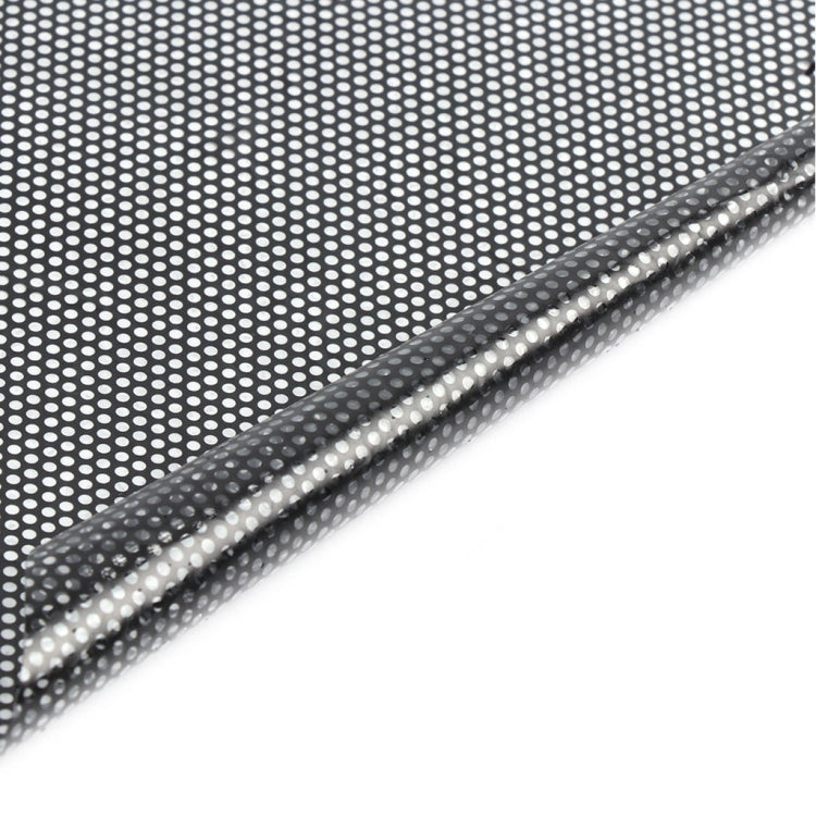 Car Electrostatic Sunshade Stickers Window Glass Sunscreen Heat Insulation Stickers Taiwanese Point Hole Film(120 x 60cm)