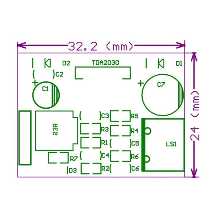 5 PCS TDA2030A Power Amplifier Board Module Audio Amplifier Module - Other Accessories by PMC TechLife | Online Shopping South Africa | PMC TechLife