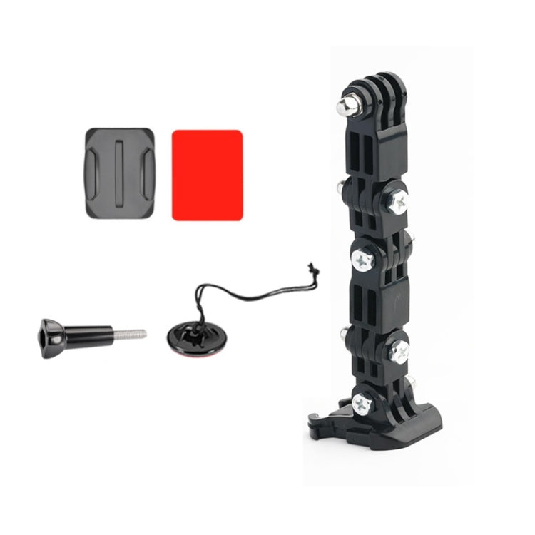 2 Set Cycling Helmet Adhesive Multi-Joint Arm Fixed Mount Set for GoPro Hero11 Black / HERO10 Black / GoPro HERO9 Black / HERO8 Black / HERO7 /6 /5 /5 Session /4 Session /4 /3+ /3 /2 /1, DJI Osmo Action and Other Action Cameras Top Combo Kit - by PMC Jewellery | Online Shopping South Africa | PMC Jewellery