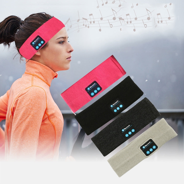Bluetooth Headset Sports Headband Outdoor Running Yoga Sweat-Absorbent Headscarf, Colour: Dark Gray - Smart Hats by PMC Jewellery | Online Shopping South Africa | PMC Jewellery | Buy Now Pay Later Mobicred