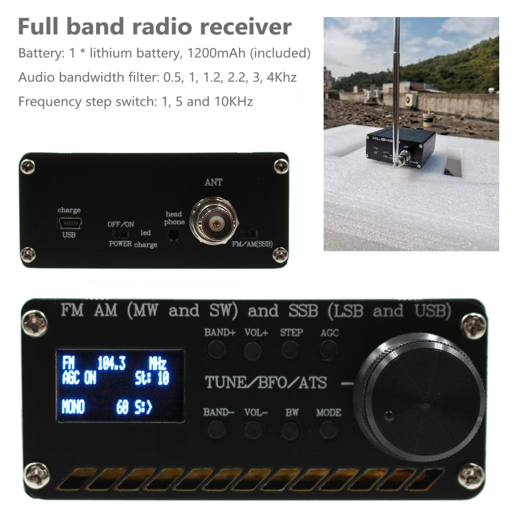 Si4732 All Band Radio Receiver FM AM (MW & SW) SSB (LSB & USB) Receiver - Player Accessories by PMC Jewellery | Online Shopping South Africa | PMC Jewellery | Buy Now Pay Later Mobicred