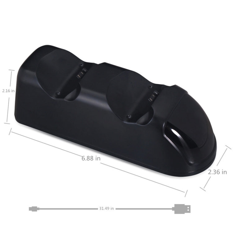 DOBE For PS4 Wireless Controller LED Charger Handle Charger - Charger & Power by DOBE | Online Shopping South Africa | PMC Jewellery | Buy Now Pay Later Mobicred