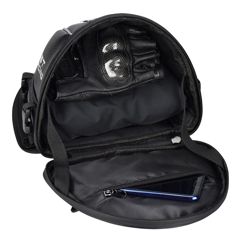 GHOST RACING GR-CWB04 Motorcycle Riding Bag Locomotive Back Bag(Black)