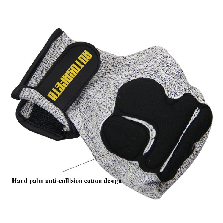 ROTOSAFETY RZT-HFZ20 Shock-Proof Anti-Smashing Anti-Cutting Anti-Collision Gloves TPR Mechanical Maintenance Fire Rescue Miners Mining Anti-Stab Gloves, Size: XL