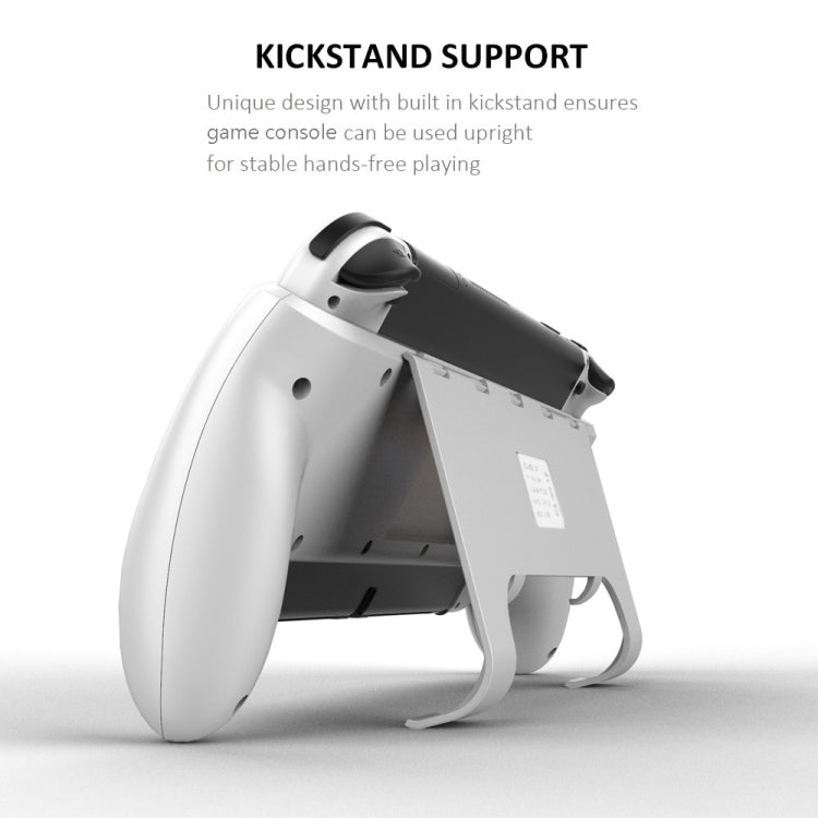 JYS NS218 Multifunctional Game Console Integrated Protective Case With Grip For Switch OLED(White)