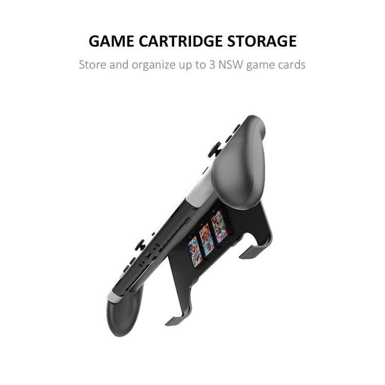 JYS NS218 Multifunctional Game Console Integrated Protective Case With Grip For Switch OLED(White) - free shipping - PMC Jewellery - Order now!