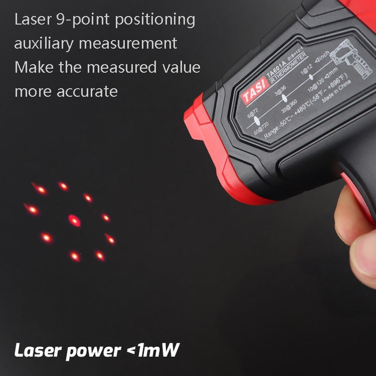 TASI Colorful Screen Infrared Thermometer, -50-480 Degrees Celsius(TA601A) - free shipping - PMC Jewellery - Order now!
