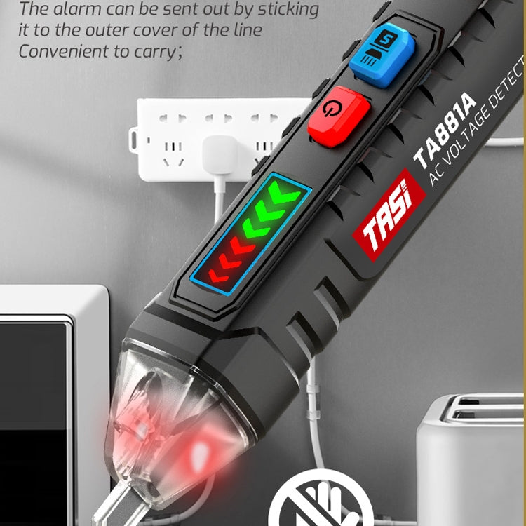 TASI Digital Display Tester Non-Contact Induction Tester(TA881A) - Current & Voltage Tester by TASI | Online Shopping South Africa | PMC Jewellery | Buy Now Pay Later Mobicred