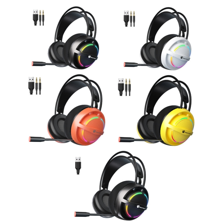 PANTSAN PSH-100 USB Wired Gaming Earphone Headset with Microphone, Colour: 7.1 USB Black - free shipping - PMC Jewellery - Order now!