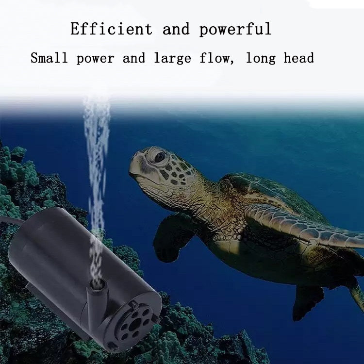 Quiet Mini Horizontal Vertical Submersible Pump, Style: White Horizontal - Fish Tanks & Accessories by PMC TechLife | Online Shopping South Africa | PMC TechLife