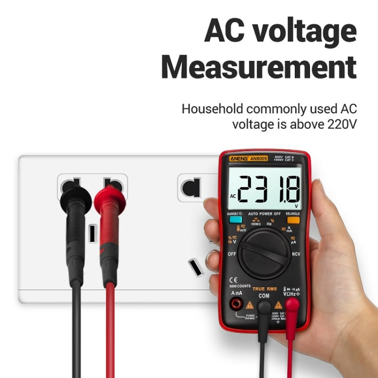 ANENG AN8009 NVC Digital Display Multimeter, Specification: Standard(Blue) - free shipping - PMC TechLife - Order now!