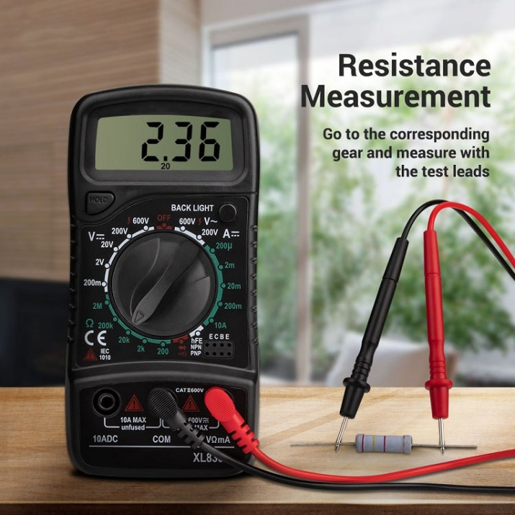 ANENG XL830L Multi-Function Digital Display High-Precision Digital Multimeter, Specification: Standard+10A Extra Tip Pen(Orange) - free shipping - PMC TechLife - Order now!