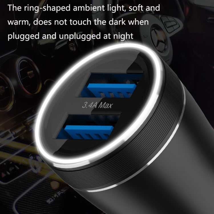 QIAKEY BK913 Dual Ports Fast Charge Car Charger