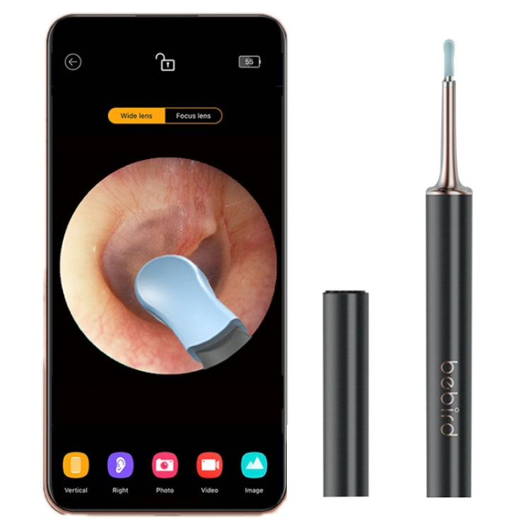 Bebird T15 Smart Visible Luminous Ear Pick Set(Star Black) - free shipping - PMC Jewellery - Order now!