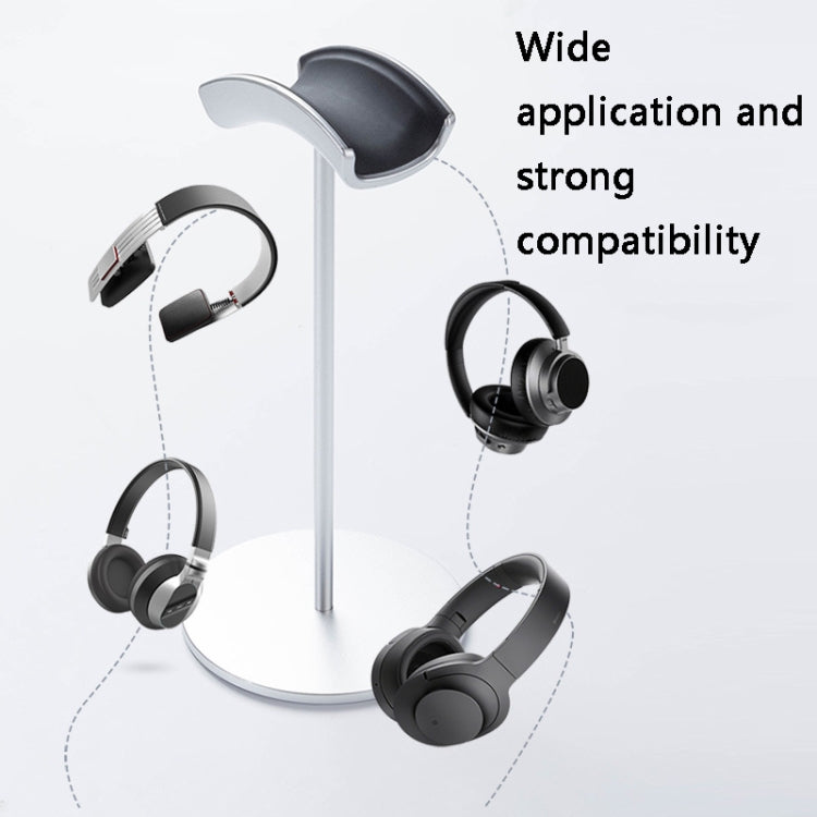 Metal Display Desktop Stand for Headset(Silver)