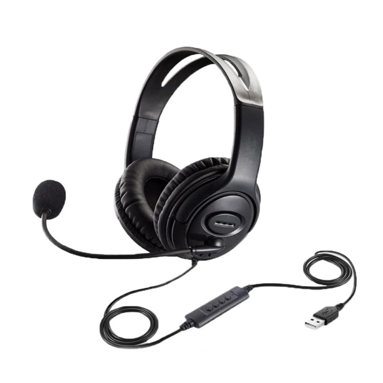 Head-Mounted Wired Headset With Microphone, Style: GAE-109