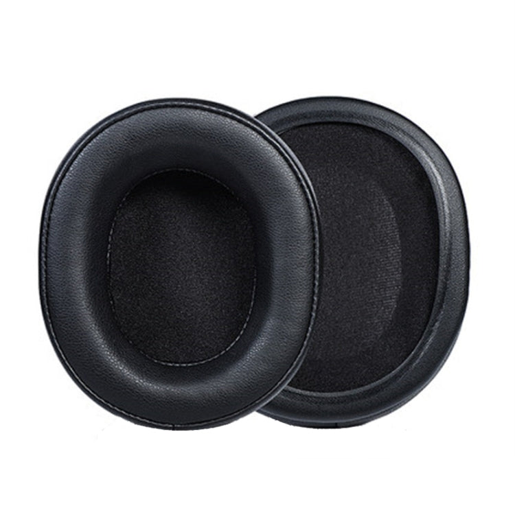 2 PCS Headset Protein Leather Earmuffs for Audio-Technica ATH-WS660BT(Black)