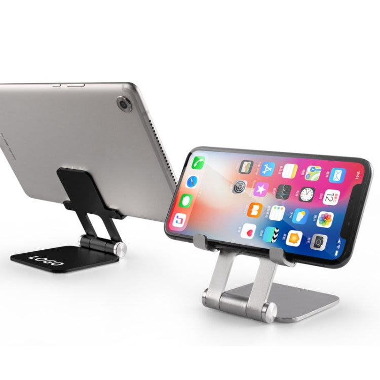 MT510 Universal Metal Folding Stand For Mobile Phone And Tablet(Mysterious Black) - Desktop Holder by PMC TechLife | Online Shopping South Africa | PMC TechLife