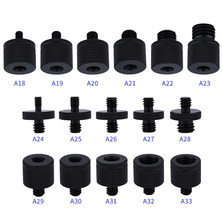 4 PCS Screw Adapter A26 1/4 Male to M6 Male Screw