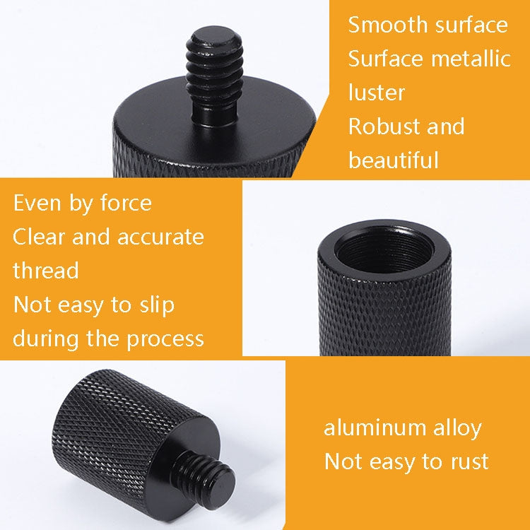 2 PCS Microphone Adapter Screw F10 5/8-27 Female to 3/8 Male Screw - by PMC Jewellery | Online Shopping South Africa | PMC Jewellery