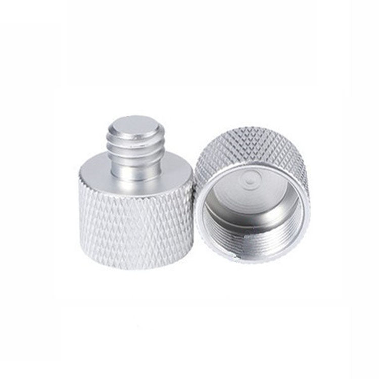 4 PCS 5/8 Female to 3/8 Male Adapter Screw(Silver) - by PMC Jewellery | Online Shopping South Africa | PMC Jewellery