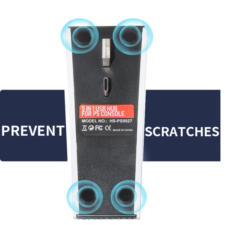 5 in 1 USB HUB For PS5 Console - Adapter & Cables by PMC TechLife | Online Shopping South Africa | PMC TechLife