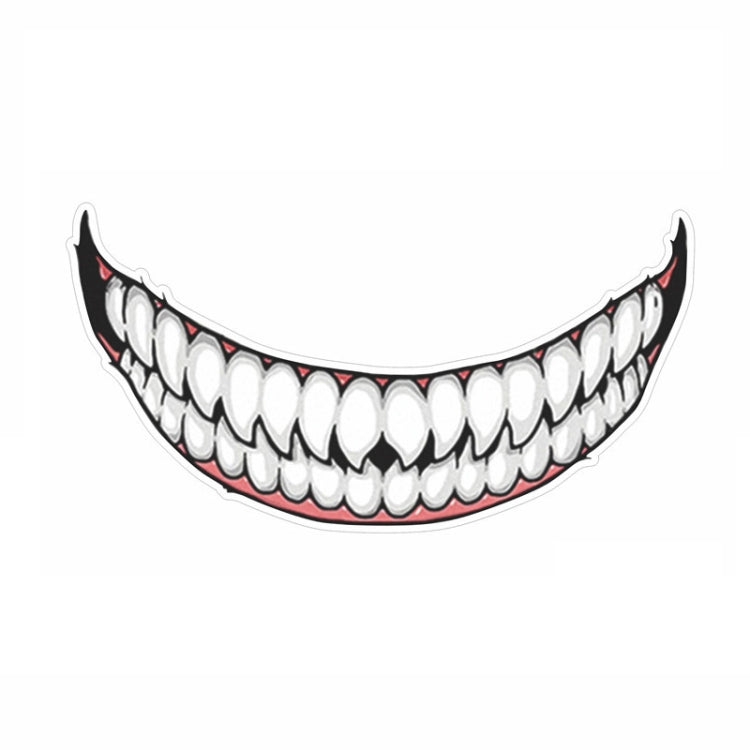 J06 Motorcycle Helmet Sticker Small Teeth