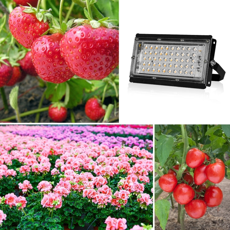 LED Plant Light Full Spectroscopy Waterproof Growth Lamp Three-wire Access 24 Beads 25W - LED Grow Lights by PMC TechLife | Online Shopping South Africa | PMC TechLife
