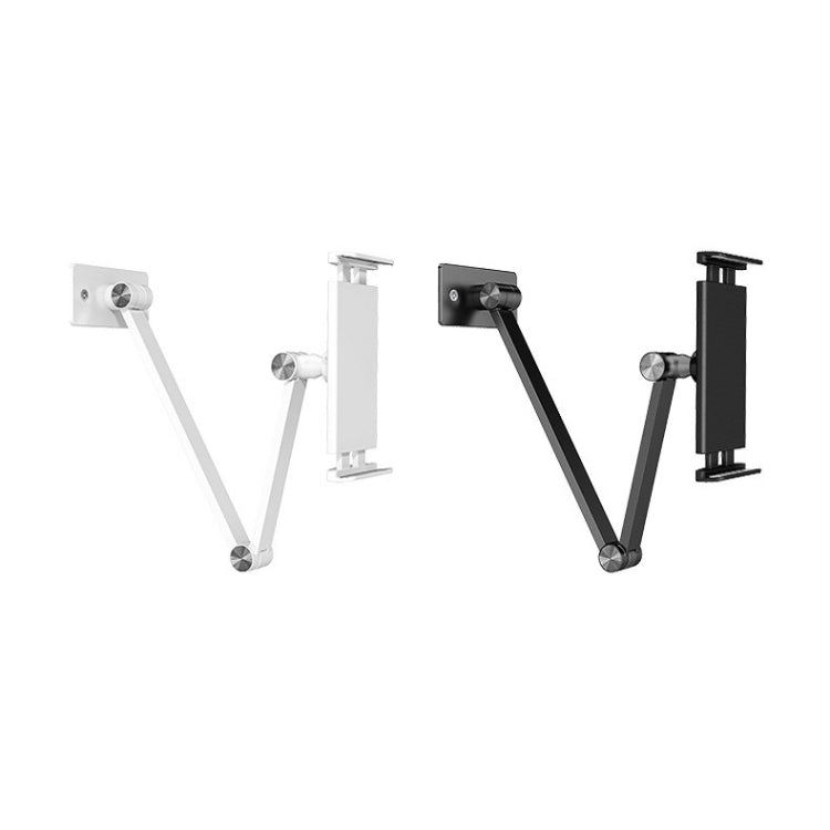 WS-2 Wall-Mounted Folding Telescopic Holder For Mobile Phone And Tablet(Black Gray)