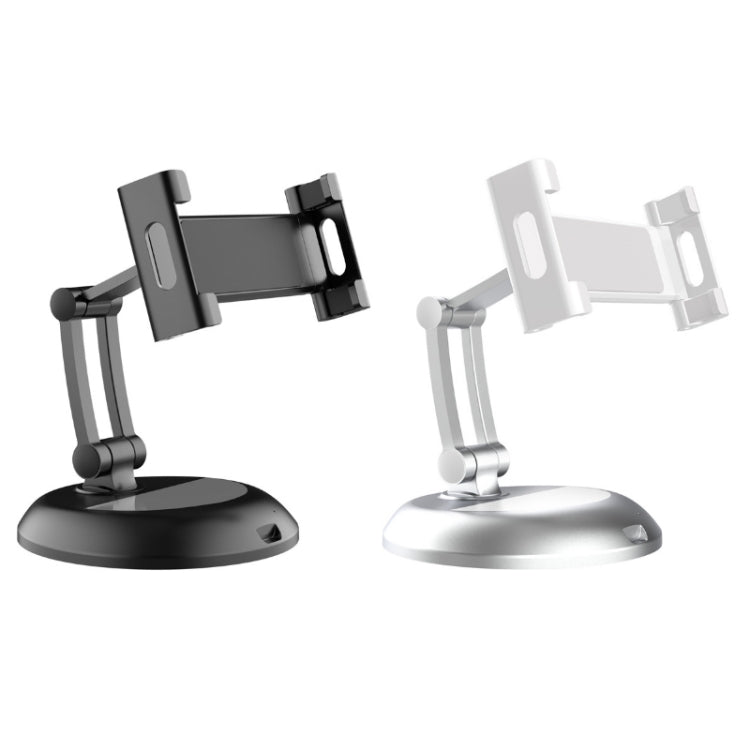 PB-45S Desktop Foldable Stand, For 5-12.9 Inch Mobile Phone/Tablet(Silver)