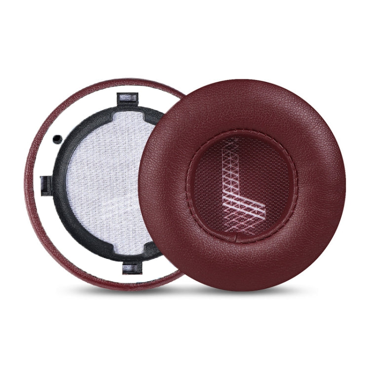 1 Pair Protein Skin Sponge Earphone Cover For JBL E45BT/E35/E45(A-Red)