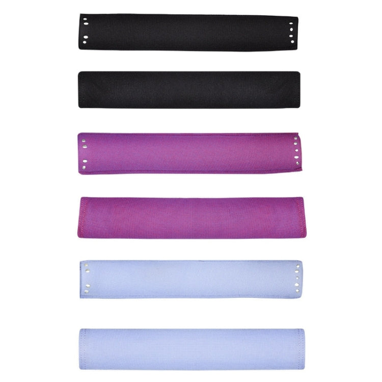 2pcs Sponge Earmuff Headrest Pad For Logitech G435, Color: Purple Headbeam