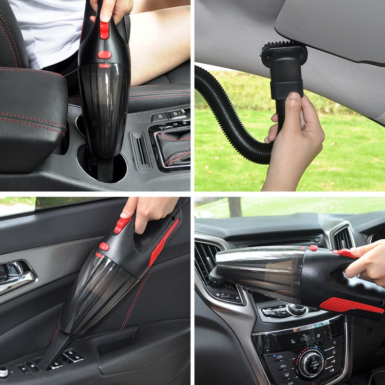 CS1016 120W Cordless Dry Wet Car Handheld Vacuum Cleaner With Light(Black) - free shipping - PMC TechLife - Order now!