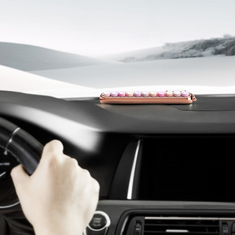 Colorful Car Temporary Parking Number Card, Color: Milk Tea - Parking Card by PMC TechLife | Online Shopping South Africa | PMC TechLife