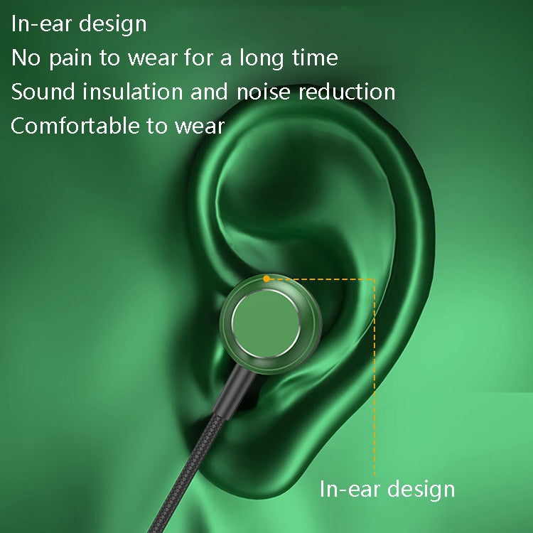 TS902 Metal In-Ear USB-C / Type-C Game Earphone, Cable Length: 1.2m(Red) - Type-C Earphone by PMC TechLife | Online Shopping South Africa | PMC TechLife