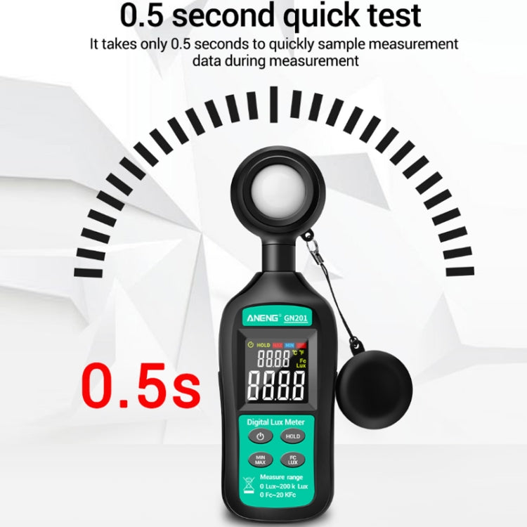 ANENG GN-201 High Precision Handheld Light Meter