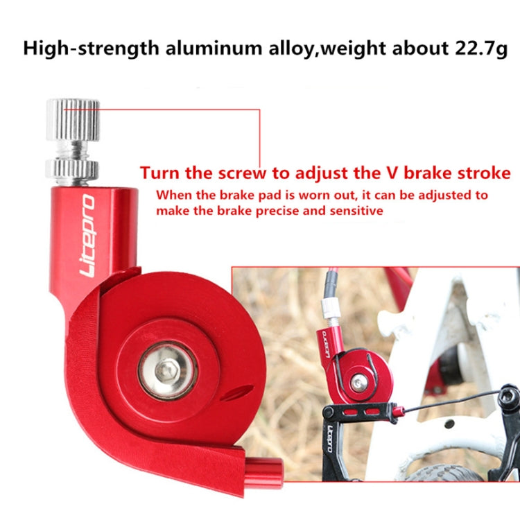 LitePro Bike V-Brake Stroke Converter(Black) - Bicycle Brake Parts by LitePro | Online Shopping South Africa | PMC Jewellery | Buy Now Pay Later Mobicred