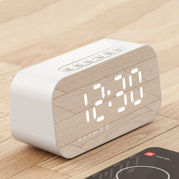 Havit M3 Subwoofer Mini Mirror Clock Bluetooth Speaker, Spsc: 1200mAh (White) - free shipping - PMC Jewellery - Order now!