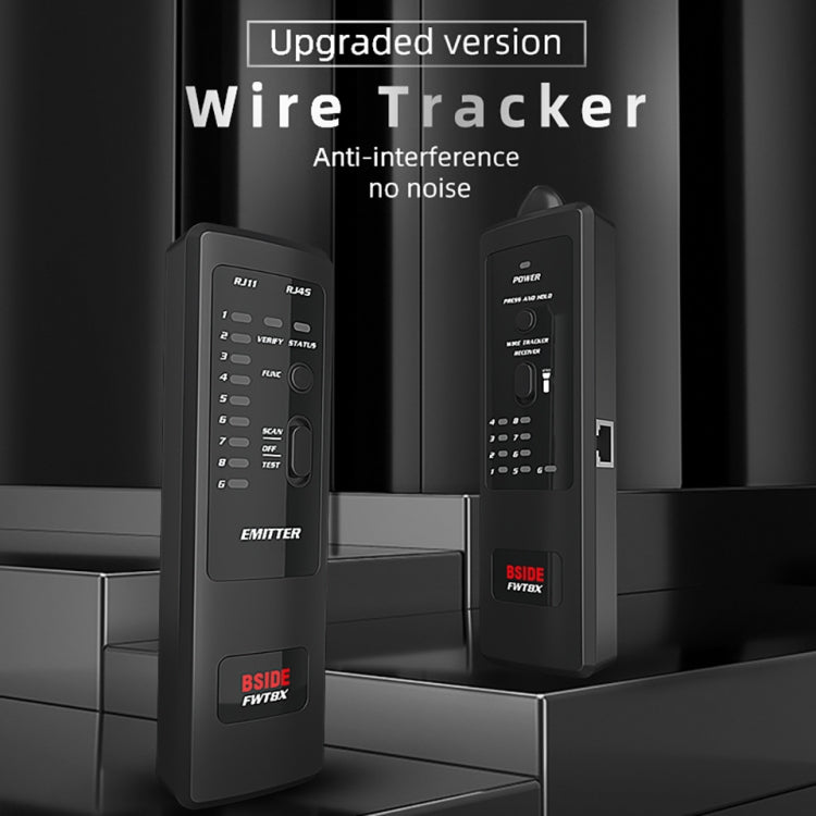 BSIDE FWT8X Dual Mode Network Wire Tracker Cable Toner RJ45 RJ11 Accurate Ethernet LAN Tracer - Lan Cable and Tools by PMC Jewellery | Online Shopping South Africa | PMC Jewellery