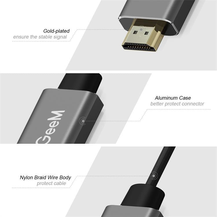 QGeeM QG-HD02 HDMI Single to Mini DP Converter(Silver Gray) - free shipping - PMC Jewellery - Order now!