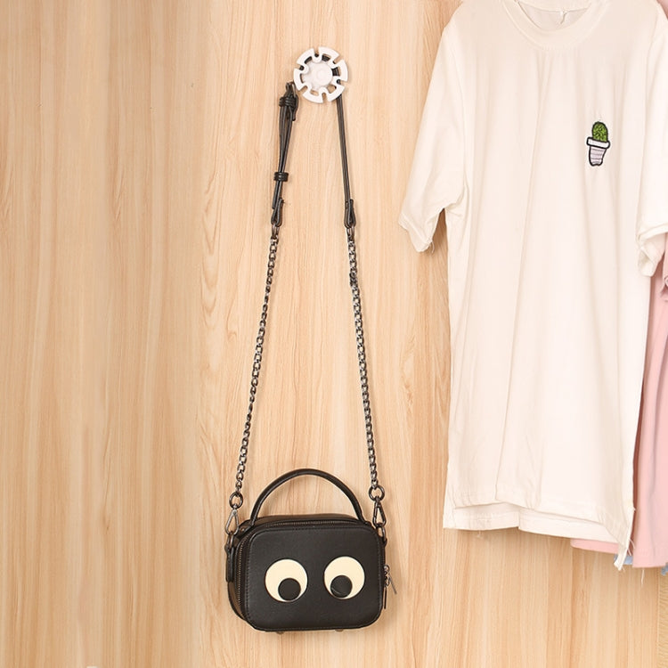 6 PCS Power Cable Data Cable Winder Traceless Paste Hook Cable Organizer(Random Color Delivery)