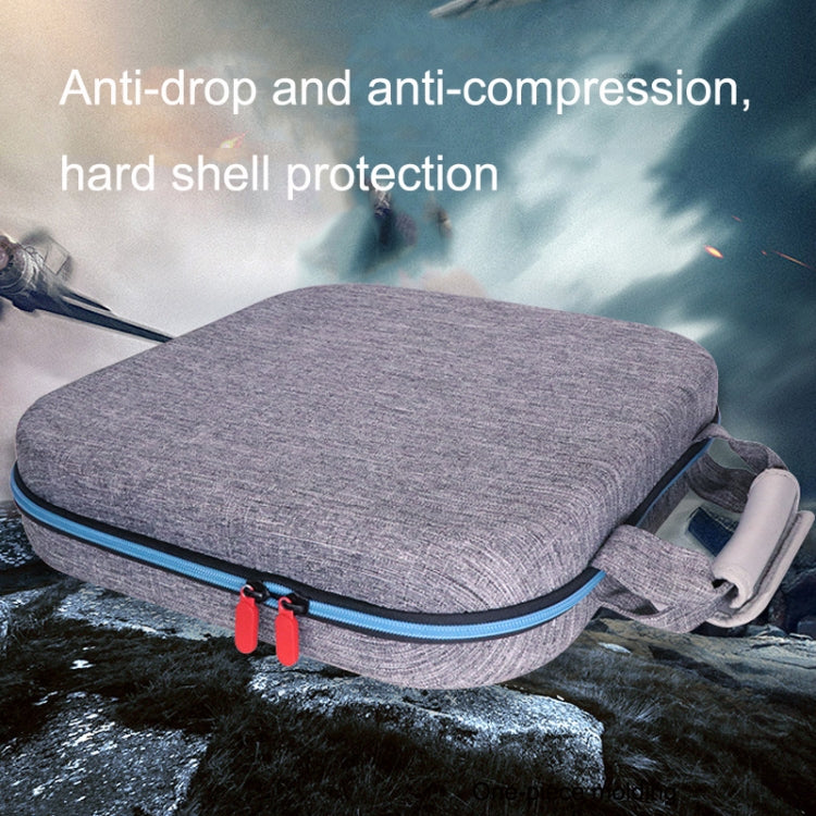 GH1865 EVA Hard Shell Fitness Ring Game Console Storage Bag For Nintendo Switch(Gray) - Bags by PMC TechLife | Online Shopping South Africa | PMC TechLife | Buy Now Pay Later Mobicred