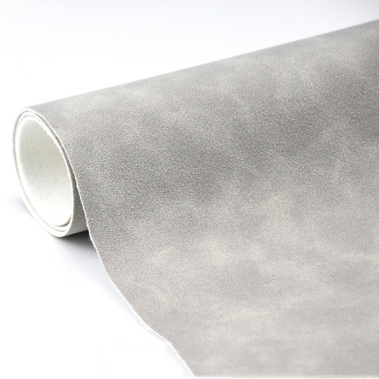 50 X 68cm Thickened Water-resistant Non-Reflective Matte Leather Photo Background Cloth(Light Gray)