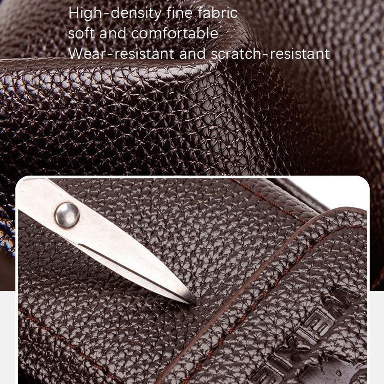 WEIXIER D235 Men Shoulder Bag Portable PU Leather Handbag(Brown) - free shipping - PMC Jewellery - Order now!