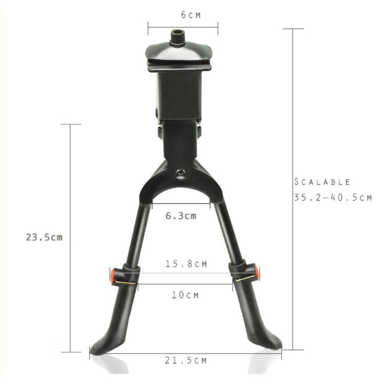 Bicycle Mountain Bike Foot Support Adjustable Middle Support(Black) - free shipping - PMC Jewellery - Order now!