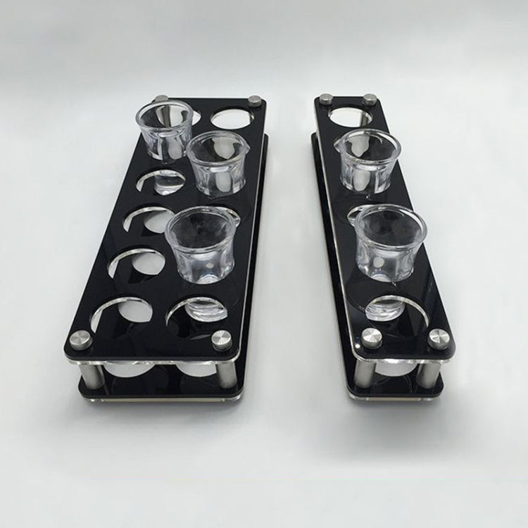 Acrylic Round Hole Wine Glass Holder, Layer (specification): 6 Grids - Shelf by PMC TechLife | Online Shopping South Africa | PMC TechLife