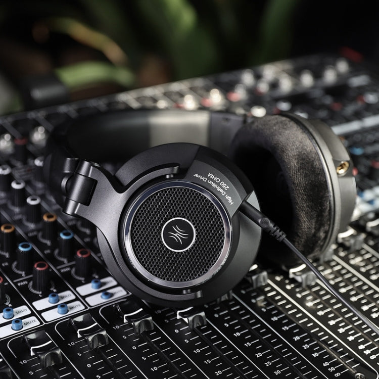 OneOdio M80 Open Three-band Balanced Monitor Mixer Studio DJ HIFI Wired Headset, Cable Length: 3m(Black) - free shipping - PMC Jewellery - Order now!
