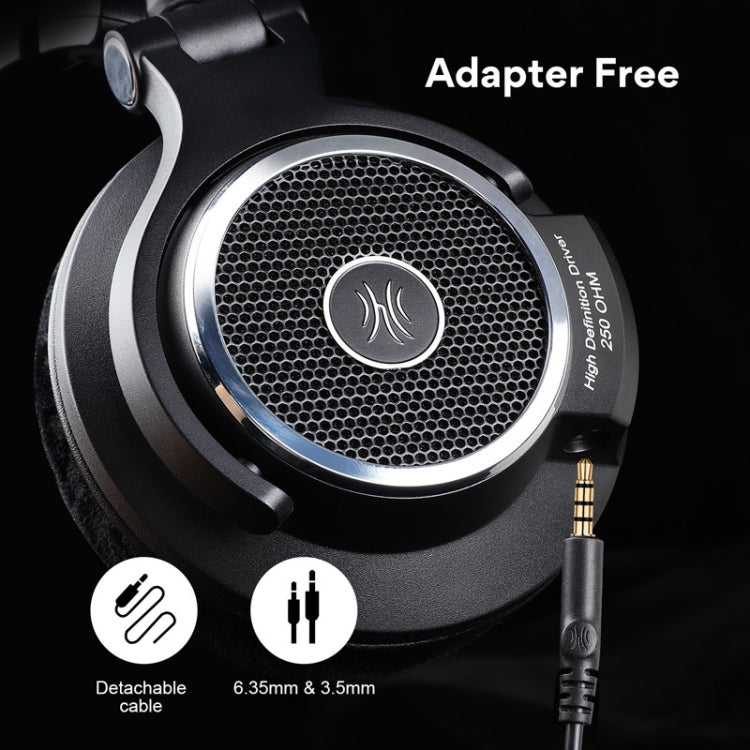 OneOdio M80 Open Three-band Balanced Monitor Mixer Studio DJ HIFI Wired Headset, Cable Length: 3m(Black) - free shipping - PMC Jewellery - Order now!
