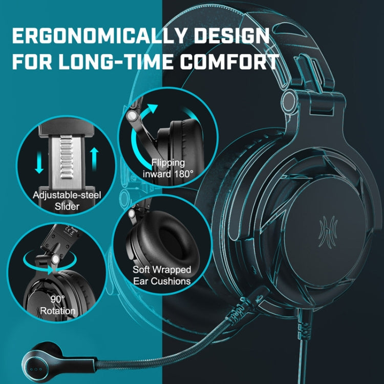 OneOdio PRO GD Phone Tablet Student Wired Headset, Cable Length: 2m(Black) - free shipping - PMC Jewellery - Order now!
