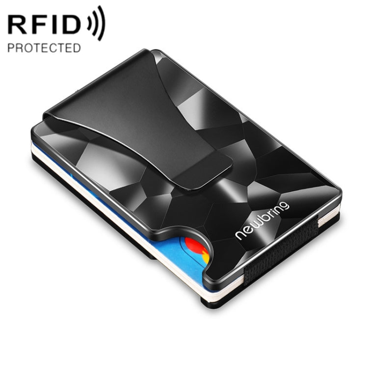 NEWBRING Large-capacity Multi-card Metal Anti-magnetic Card Holder(Geometric Pattern) - Antimagnetic RFID Package by NEWBRING | Online Shopping South Africa | PMC Jewellery | Buy Now Pay Later Mobicred